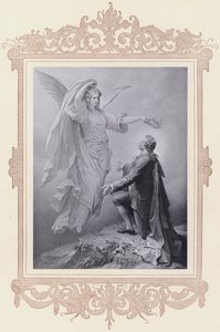 La musa di Goethe, Zueignung da Wilhelm von (after) Kaulbach