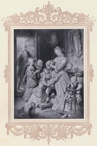 Lotte, i dolori del giovane Werther da Wilhelm von (after) Kaulbach