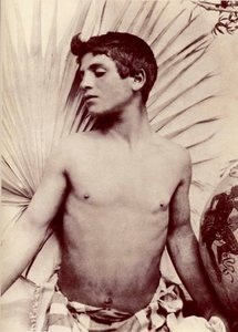 Studio di un nudo maschile da Baron Wilhelm von Gloeden