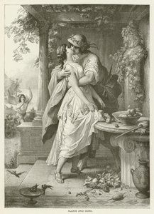 Alessio e Dora da Wilhelm von Kaulbach