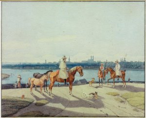 Cavaliere sulla riva dell