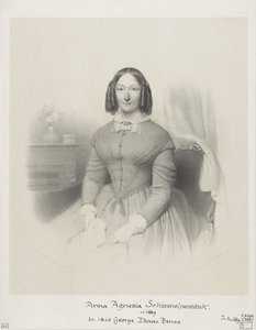 Ritratto di Anna Agnesia Bruce-Schimmelpenninck da Wilhelmus Cornelis Chimaer van Oudendorp