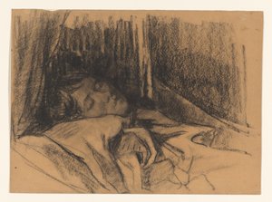 Moglie di Wilhelmus Johannes Steenhoff, a letto