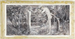 E così si riposò sul terreno solitario