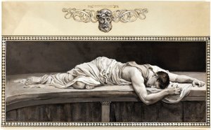 E nel suo abito nuziale il corpo pesante avvolto da Will Hicock Low
