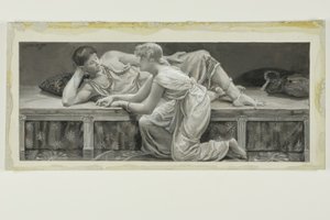 Lei non disse nulla, ma pallida e mite, si alzò e si inginocchiò davanti a lui