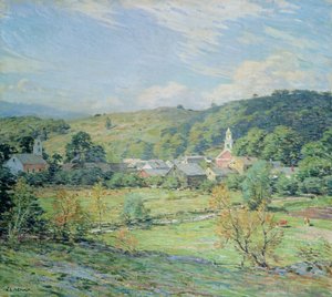 Mattina di settembre, Plainfield, New Hampshire da Willard Leroy Metcalf