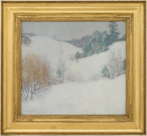 Il pascolo bianco da Willard Leroy Metcalf