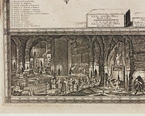 Le miniere di sale di Wieliczka, vicino a Cracovia, producevano circa un terzo delle entrate dei re polacchi... (incisione)