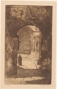 Chartres da Willem Adrianus Grondhout (signed by artist)