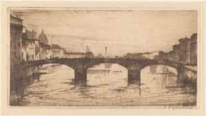 Firenze da Willem Adrianus Grondhout (signed by artist)