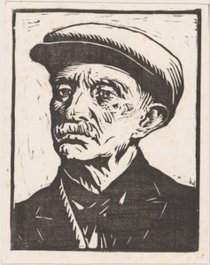 Ritratto di un uomo sconosciuto da Willem Adrianus Grondhout (signed by artist)