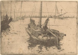 Barche nel porto di Volendam