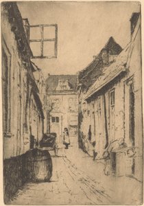 Stradina a Voorburg da Willem Adrianus Grondhout (signed by artist)