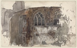 Rovina di una chiesa da Willem Anthonie van Deventer