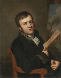 Jan (Baptist) Kobell II (1778-1814), pittore, in uniforme di membro dell