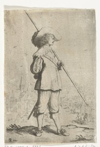 Soldato in piedi da Willem Basse (attributed to)