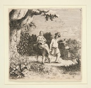 La fuga in Egitto da Willem Basse