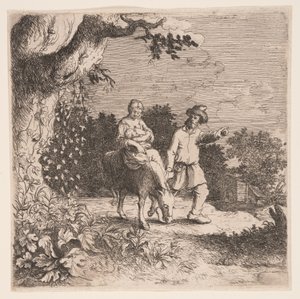 La fuga in Egitto da Willem Basse