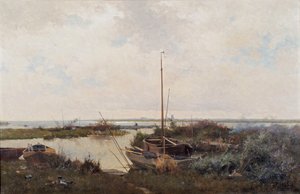 Paesaggio fluviale, 1882 da Willem Bastiaan Tholen