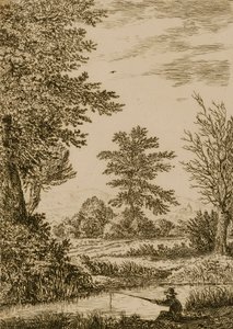 Paesaggio con ruscello