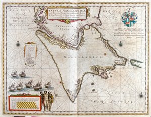 Argentina, Cile, Stretto di Magellano, Terra del Fuoco, in 