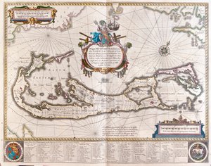 Bermuda, in "Theatrum Orbis Terrarum, sive Atlas Novus" di Willem Blaeu, Amsterdam da Willem Blaeu