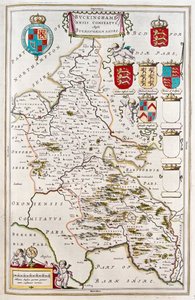 Buckingam shire, in "Theatrum Orbis Terrarum, sive Atlas Novus" di Willem Blaeu, Amsterdam