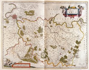 Canton de Brie, in "Theatrum Orbis Terrarum, sive Atlas Novus" di Willem Blaeu, Amsterdam da Willem Blaeu