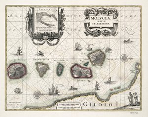 Carta delle Molucche, Indonesia