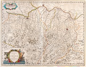 Le città di Parma e Piacenza, Italia, in "Theatrum Orbis Terrarum, sive Atlas Novus" di Willem Blaeu, Amsterdam da Willem Blaeu