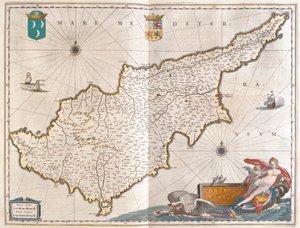 Cipro, in "Theatrum Orbis Terrarum, sive Atlas Novus" di Willem Blaeu, Amsterdam da Willem Blaeu
