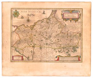 Ducato di Meclemburgo da Willem Blaeu