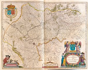 Isola di Francia, in "Theatrum Orbis Terrarum, sive Atlas Novus" di Willem Blaeu, Amsterdam