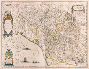 Lucca, Italia, in "Theatrum Orbis Terrarum, sive Atlas Novus" di Willem Blaeu, Amsterdam da Willem Blaeu