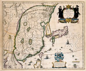 Mappa della Cina, Giappone e Corea