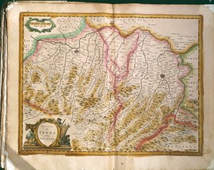 Mappa del Ducato di Parma da Willem Blaeu