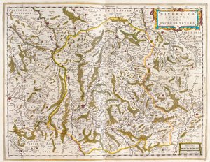 Nivernais, Nievre, in "Theatrum Orbis Terrarum, sive Atlas Novus" di Willem Blaeu, Amsterdam da Willem Blaeu