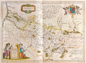 Piccardia, in "Theatrum Orbis Terrarum, sive Atlas Novus" di Willem Blaeu, Amsterdam