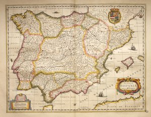 Spagna dal Theatrum Orbis Terrarum di Willem Bleau, Amsterdam da Willem Blaeu