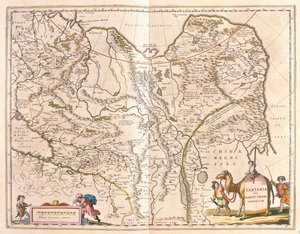 Tartaria e parte settentrionale della Cina e Corea, in 