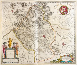 Vicenza, Italia, in "Theatrum Orbis Terrarum, sive Atlas Novus" di Willem Blaeu, Amsterdam da Willem Blaeu