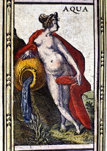 Acqua, uno dei quattro elementi, rappresentato nell