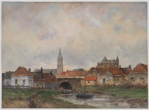 Chiusa superiore a Steenbergen, 1800s da Willem C Rik