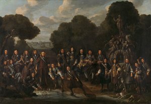 Allegoria del fiorire della pesca olandese dopo la seconda guerra anglo-olandese (1665-67) da Willem Eversdijck (attributed to)
