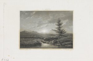 Paesaggio con un ruscello
