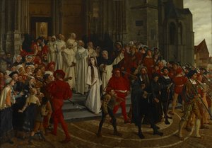 Una martire del XVI secolo - Johanna Van Santhoven, 1883 da Willem Geets