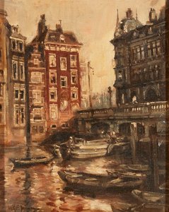 Ponte sul canale, Rotterdam da Willem Georg Frederik Jansen