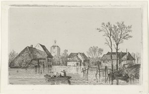 Inondazione a Beesd, 1855