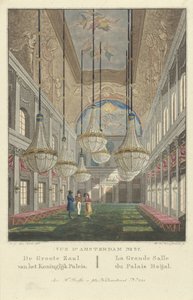 Interno del Palazzo Reale di Amsterdam da Willem Hendrik Hoogkamer
